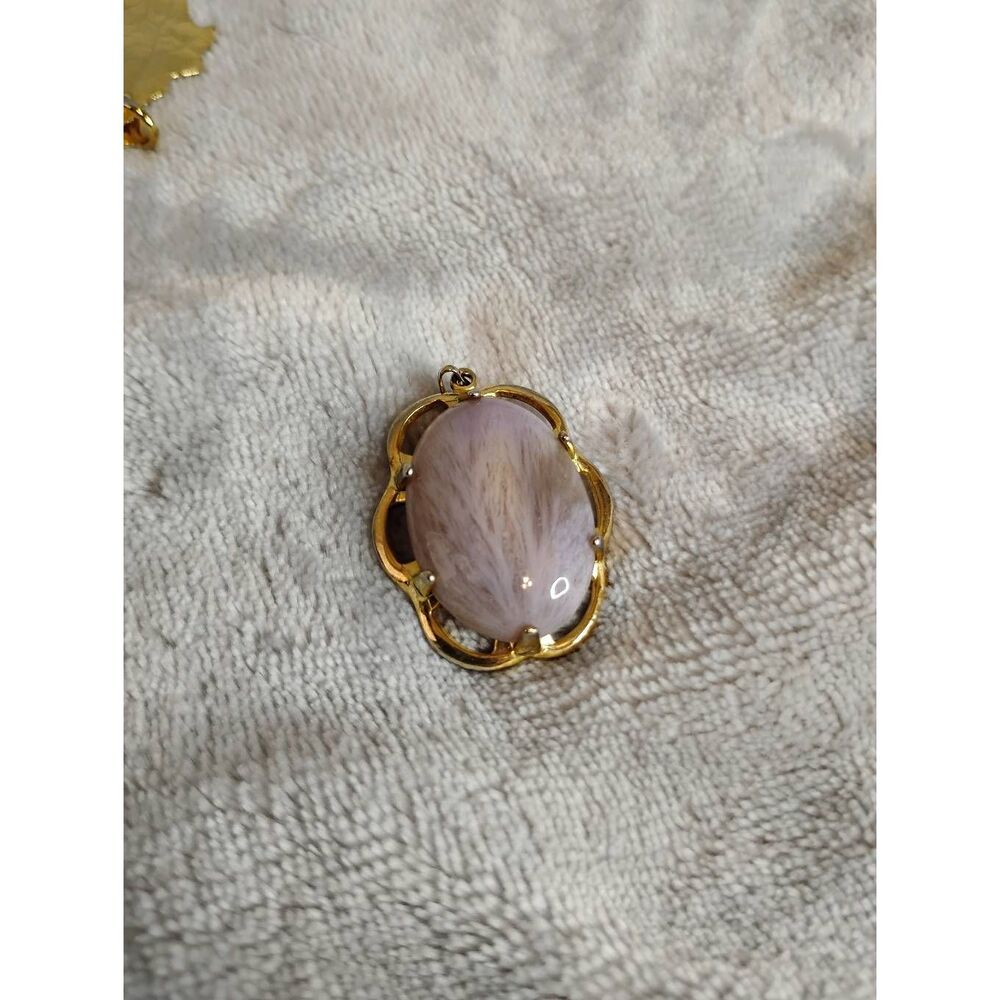 Gold Dipped Leaves And Other Pendants - image 7